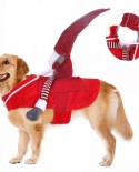 Pet Christmas Horseback Riding Costume Pet Supplies Clothing Cospaly Christmas Dog Clothes