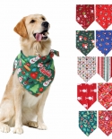 New Pet Christmas Triangle Scarf Dog Saliva Towel Cat Neck Scarf Pet Jewelry