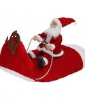 Pet Dog Christmas Costume Santa Claus Riding Dress Christmas Pet Clothes Christmas Supplies