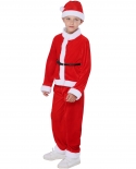 Childrens Clothing Performance Stage Photography Clothing Holiday Party Santa Claus Clothing