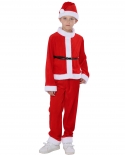 Childrens Clothing Performance Stage Photography Clothing Holiday Party Santa Claus Clothing