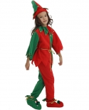 Family Holiday Party Christmas Dress Up Costume Christmas Elf Childrens Suit