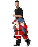 Santa Claus Back Man Trousers Festive Atmosphere Party Funny Costume Stage Costume
