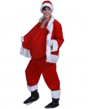 Christmas Stage Performance Accessories Clothing Men And Women Santa Claus Fake Belly Dress Up