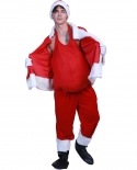 Christmas Stage Performance Accessories Clothing Men And Women Santa Claus Fake Belly Dress Up