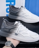 רשת נעלי גברים נושמות קיץ נעלי ספורט נמוכות נוחות ללא החלקה ללבוש אימוני ריצה עמידים Sapato masculino
