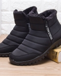 Men Snow Boots Winter Keep Warm Ankle Boots Water Proof Plus Size Bottines Cotton Shoes Comfortable Walking Anti Slip Fo