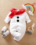 Autumn Winter Baby One Piece Clothes Long Sleeve Christmas Clothes Newborn Rompers Halloween Holiday Clothing