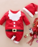 Autumn Winter Baby One Piece Clothes Long Sleeve Christmas Clothes Newborn Rompers Halloween Holiday Clothing