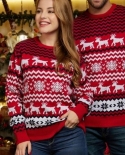 2022 New Years Clothes Women Men Matching Sweaters Christmas Family Couples Jumpers Warm Thick Casual O Neck Knitwear X