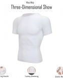 Mens Slimming Body Shaper Chest Compression Shirts Gynecomastia Abdomen Slim Vest Tummy Control Shapewear Waist Trainer 