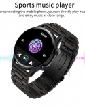 Lige Smart Watch Men Bluetooth Call Amoled Screen Nfc Access Ai Voice Heart Rate Health Monitor Watch Fitness Tracker Sm