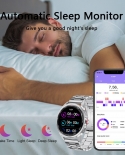 Lige Men Amoled Stainless Smart Watch 132hd Fitness Tracker Heart Rate Blood Pressure Monitor Waterproof Smartwatch Fo
