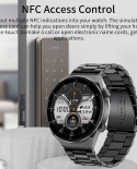 Lige New Nfc Amoled 454*454 Screen Smart Watch Always Display The Time Bluetooth Call Local Music Smartwatch For Men And