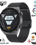 Lige New Nfc Amoled 454*454 Screen Smart Watch Always Display The Time Bluetooth Call Local Music Smartwatch For Men And