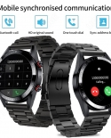 Lige Amoled 454*454 Hd Smart Watch Men Bluetooth Call Smartwatch Steel Sports Digital Watches For Android Ios Fitness Wr