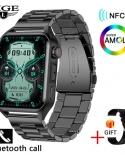 Lige New Nfc Smartwatch Men Amoled Hd Screen Always Display The Time Ip68 Waterproof Bluetooth Call Smart Watch Women Fo