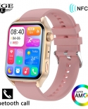 Lige New Nfc Smartwatch Men Amoled Hd Screen Always Display The Time Ip68 Waterproof Bluetooth Call Smart Watch Women Fo