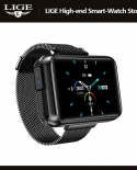 Lige T91 Smart Watch 2 In 1 Tws Wireless Earphones Mens Watch 14 Big Screen Bluetooth 50 Call Music Sports Band Smar