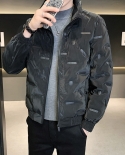 Nueva chaqueta de plumón deportiva casual de moda cálida y ligera para hombre