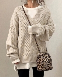 Womens V Neck Sweater Top Womens Long Sleeve Knitwear Pullover Sweatertemperament Elegant Soft Parkway Drive Sweatshir