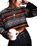 Vintage Striped Sweaters Stitching Gothic Young Girls Punk Style Long Sleeve Tops Women Pullovers 2022 Autumn Winter Str