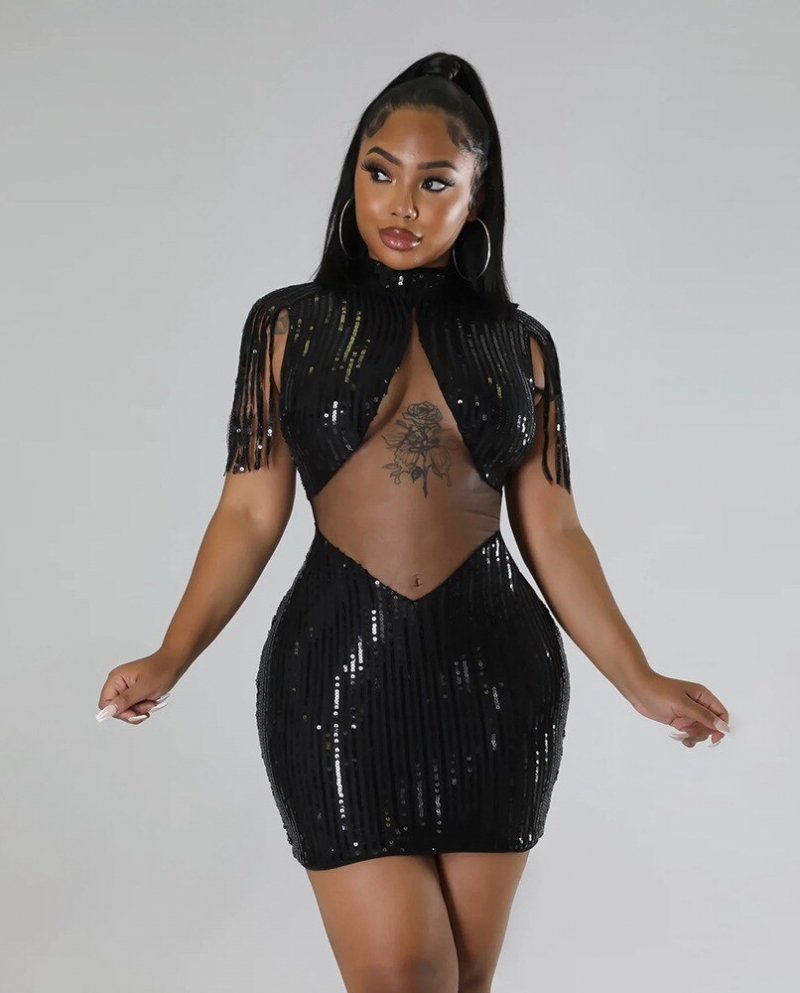 Sheer club hot sale dresses