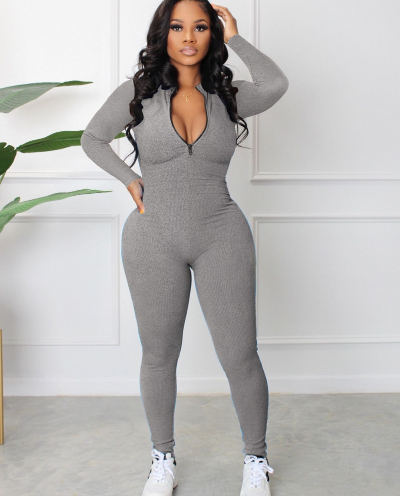 One piece bodycon best sale jumpsuit