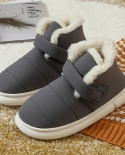 Zapatillas de invierno de algodón para mujer, para interior, más terciopelo, cálido, para el hogar, para invierno, de algodón pa