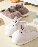 New Plush Casual Home Non-slip Cotton Slippers For Men And Women Are Furry Slippers