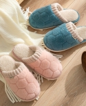 Nuevas zapatillas de algodón, zapatillas de invierno para el hogar, zapatillas de suelo de madera para interiores, zapatillas an