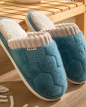 New Cotton Slippers Winter Household Indoor Wooden Floor Slippers Non-slip Soft Bottom Couple Slippers