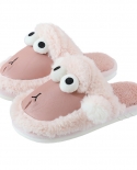 Lamb Cotton Slippers Womens Winter Indoor Cute Parent-child Style Couples Household Plush Warm Floor Slippers Men