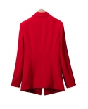  Autumn Women Blazer Casual Suit Jacket Overalls Female 200 Pounds Large Size 7xl Blazer Long Sleeve Loose Outerwear R37