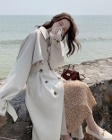  New Autumn Trench Coat Women Long Sleeve Casual Overcoat Double Breasted Windbreaker Female Long Coat Outerwear P863tre