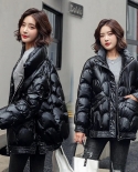 Women Winter Jacket Parkas 2022 New Long Sleeves Stand Collar Snow Wear Coat Casual Warm Cotton Padded Parka Loose Outwe