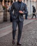 Fashion Wedding Tuxedos Slim Fit Suits For Men Groomsmen Suit Two Pieces Cheap Prom Formal Men Blazer Suits Jacket Pants