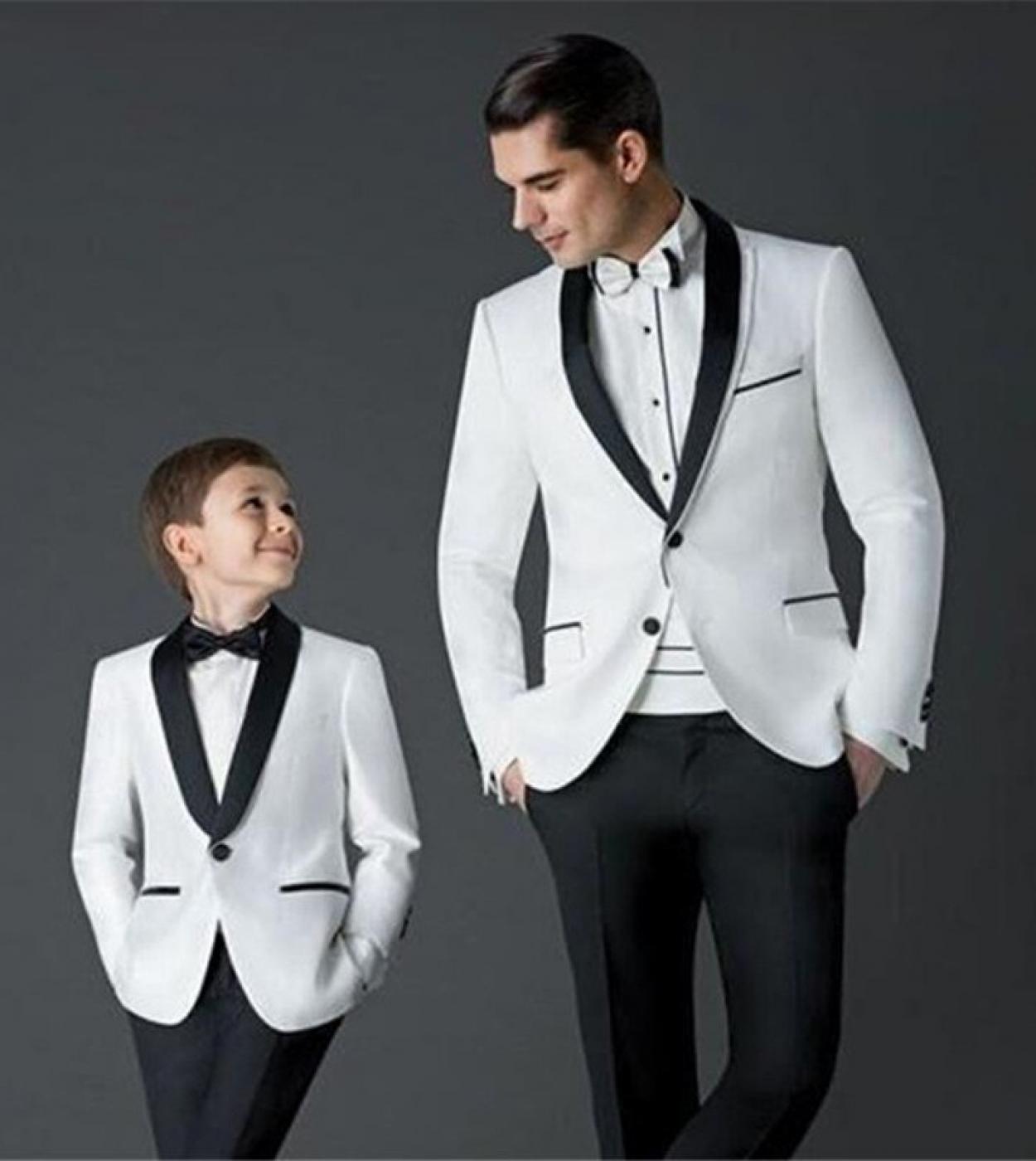 2022 New Boys Suits For Weddings Children Suit New Blackwhite Kid Wedding Prom Suits Blazers For Boys Tuxedojacketpan