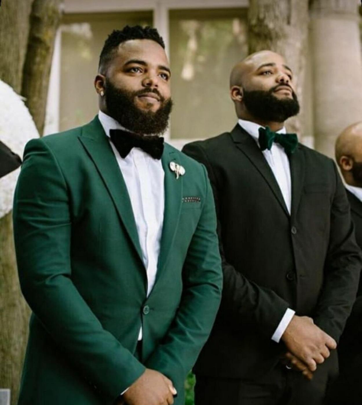 Green Men Suit Custom Made Smoking Masculino Men Wedding Suits 2022 Costume Homme Men Suits Terno Slim Fit Best Man Tuxe