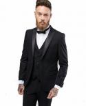 2022 Latest Coat Pant Designs Formal Men Suits Wedding Sky Blue Peaked Lapel Groom Tuxedo Best Man Blazer 3 Piece Costum