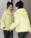 Fashion Parkas Hooded Jacket 2022 New Womens Winter Jacket Loose Cotton Padded Parka Student Coat Thicken Warm Outerwea