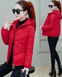 Women Jackets Coats Winter Solid Thick Parkas Woman Clothing Hooded Zipper Warm Fashion Overcoats Female Cotton Padded O