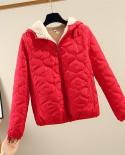  Winter Women Jacket Thick Warm Short Coat Hooded Fashion Causal Cotton Padded Parkas Female Outwear Basic Tops R1124par