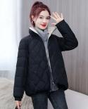 Fashion Parkas Womens Winter Jacket 2022 New Loose Cotton Padded Parka Student Coat Thicken Warm Female Jacket Outerwea