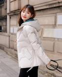 Winter Jacket 2022 New Womens Parkas Hooded Snow Wear Coats Cotton Padded Jacket Casual Thick Ladies Female Parka Outwe