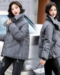  New Winter Jacket Women Parka Thick Warm Coat Pocket Female Parkas Snow Wear Cotton Padded Coat Loose Jackets Outwearpa