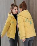 Womens Coat Hooded Parkas  New Winter Jacket Down Cotton Padded Jacket Coat Warm Thick Parka Female Overcoat Outwear P9