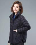 Women Short Jacket Stand Zipper Parkas  Winter Jacket Coat Fashion Solid Warm Casual Cotton Padded Parka Female Coatpark