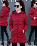 Women39s Winter Jacket  New Long Parkas Thick Warm Snow Coats Female Hooded Cotton Padded Parka Jacket For Woman Coat