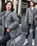 Winter Jacket 2022 New Women Parkas Coat Stand Collar Female Warm Cotton Padded Jackets Parka Thicken Outerwearparkas